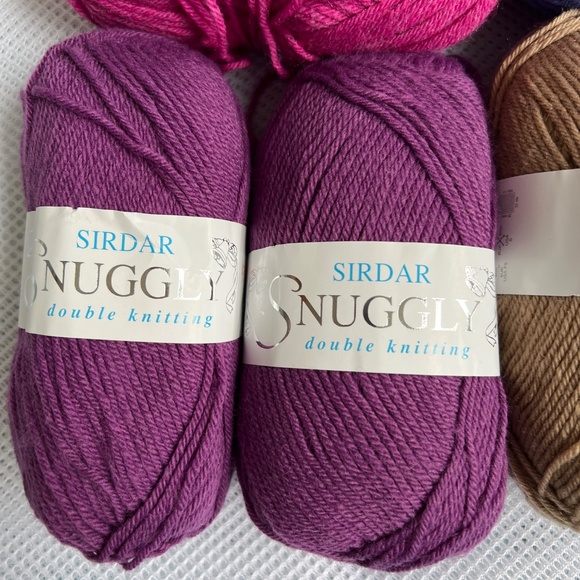 Sirdar Snuggly Yarn DK Double Knitting Assorted 50g each 4 New 5 used have 40+ g - Picture 2 of 5
